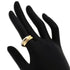 Vendome Louis Cartier Band Ring 18K Tricolor Gold