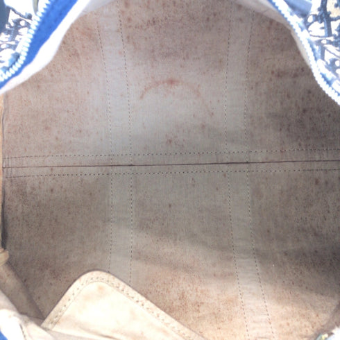 Vintage Trotter Boston Bag Diorissimo Canvas Large