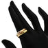 Vendome Louis Cartier Band Ring 18K Tricolor Gold