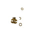 CC Logo Ring Gold-Tone Metal