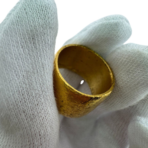 CC Logo Ring Gold-Tone Metal