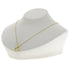 Open Heart Pendant Necklace 18K Yellow Gold 13.7mm