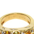 Sun Motif Ring 18K Yellow Gold with Diamond and Sapphire