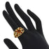 Sun Motif Ring 18K Yellow Gold with Diamond and Sapphire