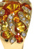 Sun Motif Ring 18K Yellow Gold with Diamond and Sapphire