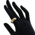 Vendome Louis Cartier Band Ring 18K Tricolor Gold