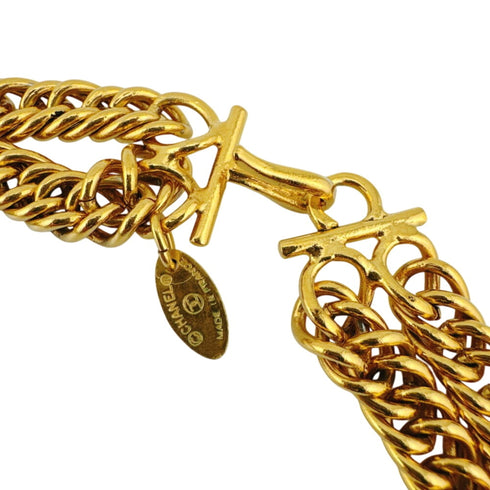 CC Logo Chain Necklace Metal