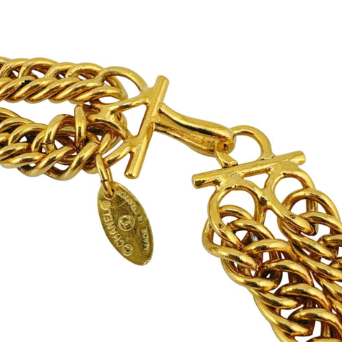 CC Logo Chain Necklace Metal