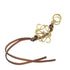 Anagram Charm Brown and Gold Handbag Charm