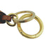 Anagram Charm Brown and Gold Handbag Charm