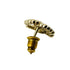 CC Logo Single Earring Gold-Tone Metal Gold-Tone Metal