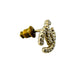 CC Logo Single Earring Gold-Tone Metal Gold-Tone Metal