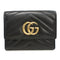 GG Marmont Trifold Wallet Matelasse Leather Compact