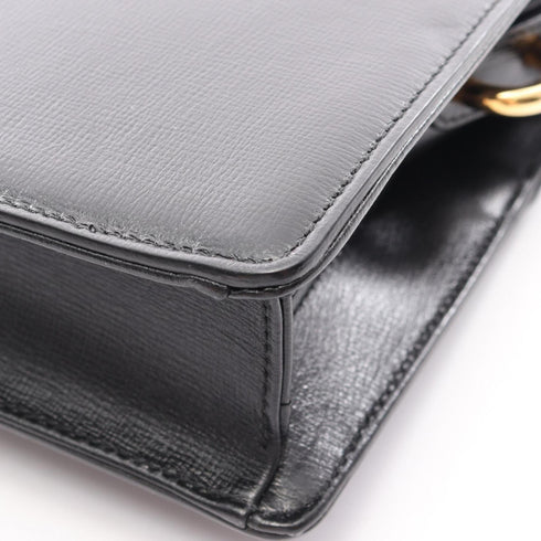 GG Ring Shoulder Bag Leather Small