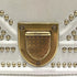 Diorama Vertical Clutch on Chain Studded Leather