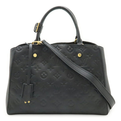 Montaigne Handbag Monogram Empreinte Leather MM