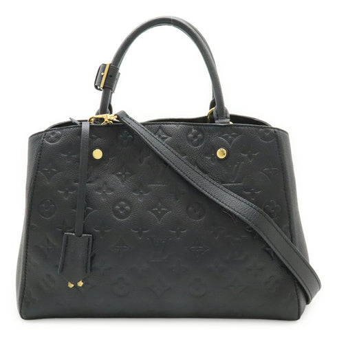 Montaigne Handbag Monogram Empreinte Leather MM