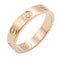 Mini Band Ring 18K Rose Gold With Diamond