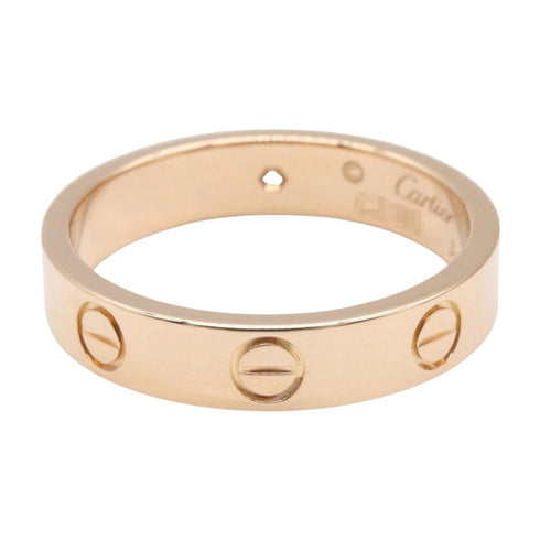 Mini Band Ring 18K Rose Gold With Diamond