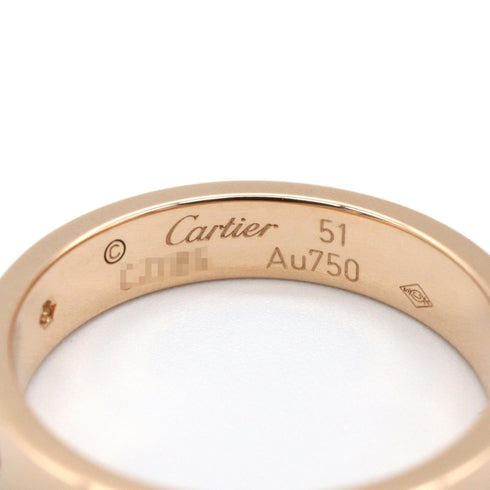 Mini Band Ring 18K Rose Gold With Diamond
