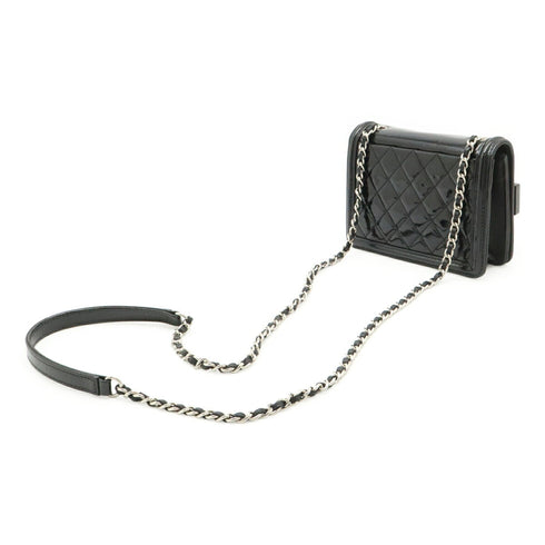 Boy Brick Flap Bag Striped Patent and Plexiglass Mini