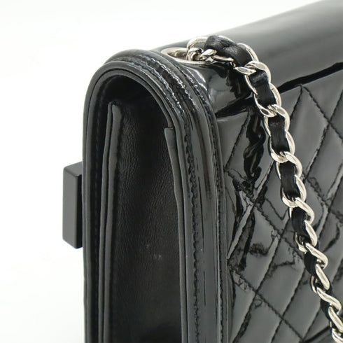 Boy Brick Flap Bag Striped Patent and Plexiglass Mini