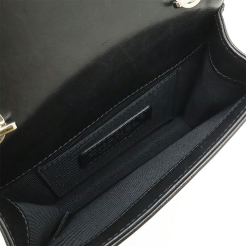 Boy Brick Flap Bag Striped Patent and Plexiglass Mini