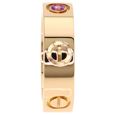 Ring 18K Rose Gold with Sapphire
