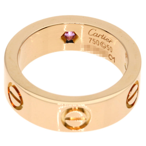 Ring 18K Rose Gold with Sapphire