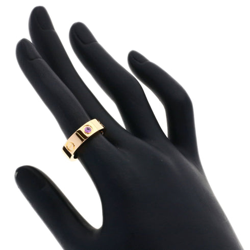 Ring 18K Rose Gold with Sapphire