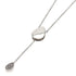 Pendant Necklace 18K White Gold with Diamond