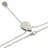 Pendant Necklace 18K White Gold with Diamond
