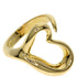 Open Heart Ring 18K Yellow Gold