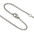 Pendant Necklace 18K White Gold with Diamond