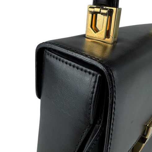 Gancini Convertible Top Handle Bag Leather Mini