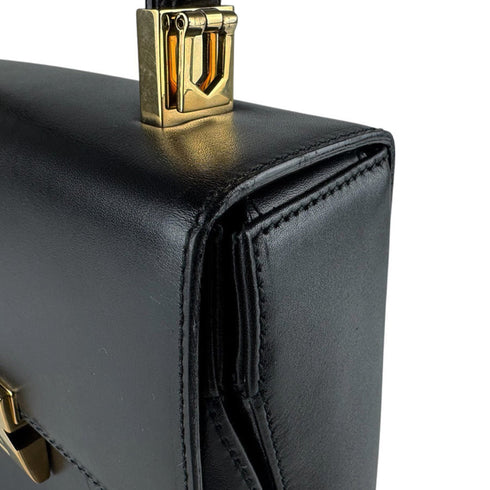 Gancini Convertible Top Handle Bag Leather Mini