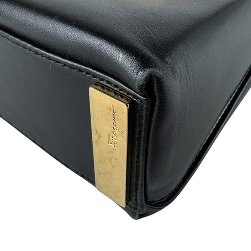 Gancini Convertible Top Handle Bag Leather Mini