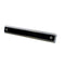 Tie Pin Leather and Metal Black Brooch