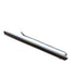 Tie Pin Leather and Metal Black Brooch