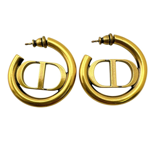 Earrings Gold-Tone Metal