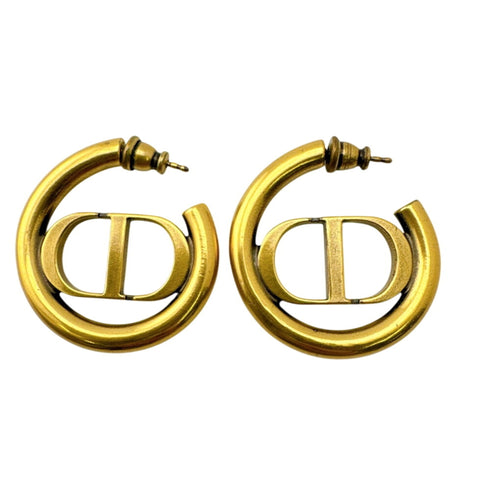 Earrings Gold-Tone Metal