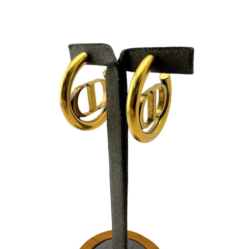 Earrings Gold-Tone Metal