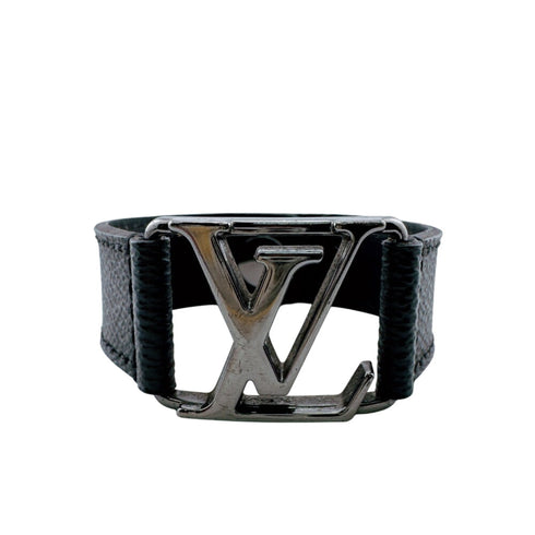 Monogram Bracelet Leather Brown