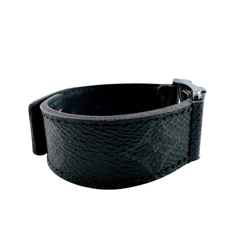 Monogram Bracelet Leather Brown