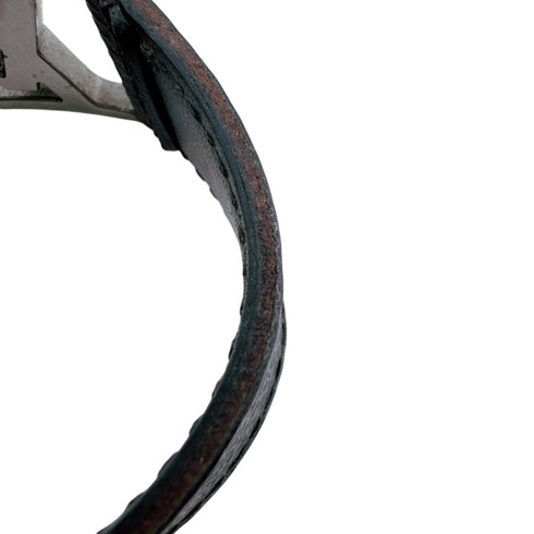 Monogram Bracelet Leather Brown