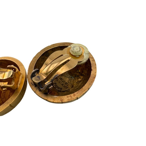 Clip-On Earrings Clip-On Gold-Tone Metal