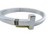 Square Wrap Bracelet Sterling Silver with 9 Diamonds
