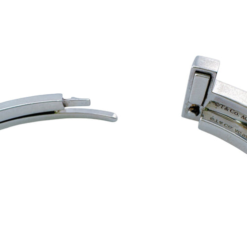 Square Wrap Bracelet Sterling Silver with 9 Diamonds