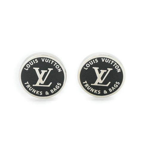 Cufflinks Metal Black and Silver Bracelet