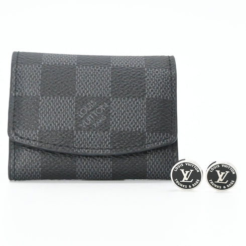 Cufflinks Metal Black and Silver Bracelet